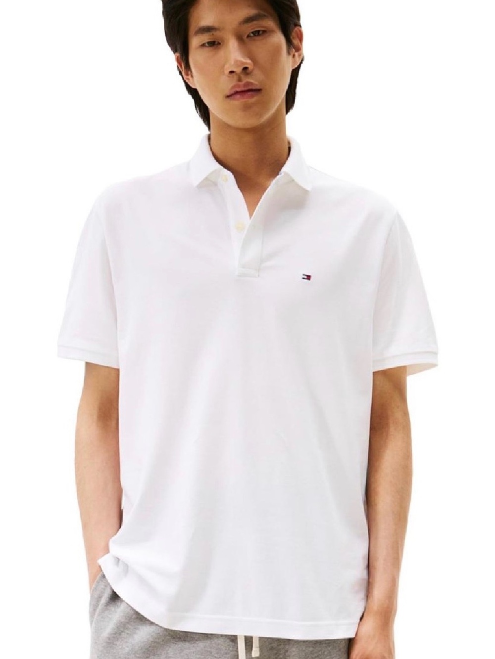 Tommy Hilfiger Men’s White Short-Sleeve Polo